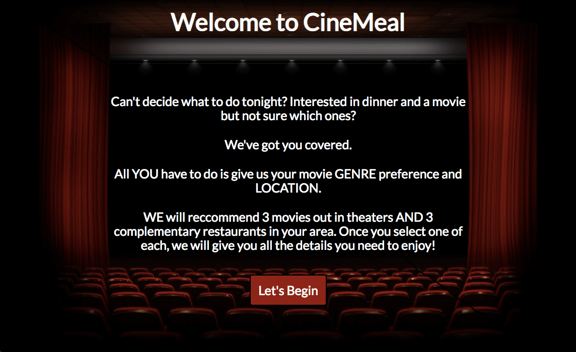 CineMeal